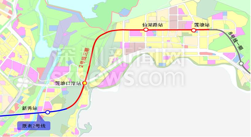 深圳地鐵2號線東延段（站點、線路圖、開通時間、最新消息）